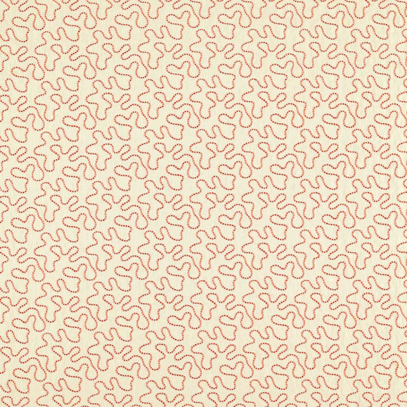 Wiggle Fabric - Linen/Carnelian