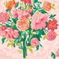 Dahlia Bunch Wallpaper - Rose Quartz/Spinel