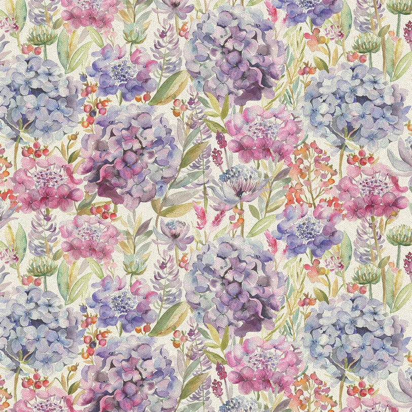 Hydrangea Linen Fabric – Lionheart Wallpaper