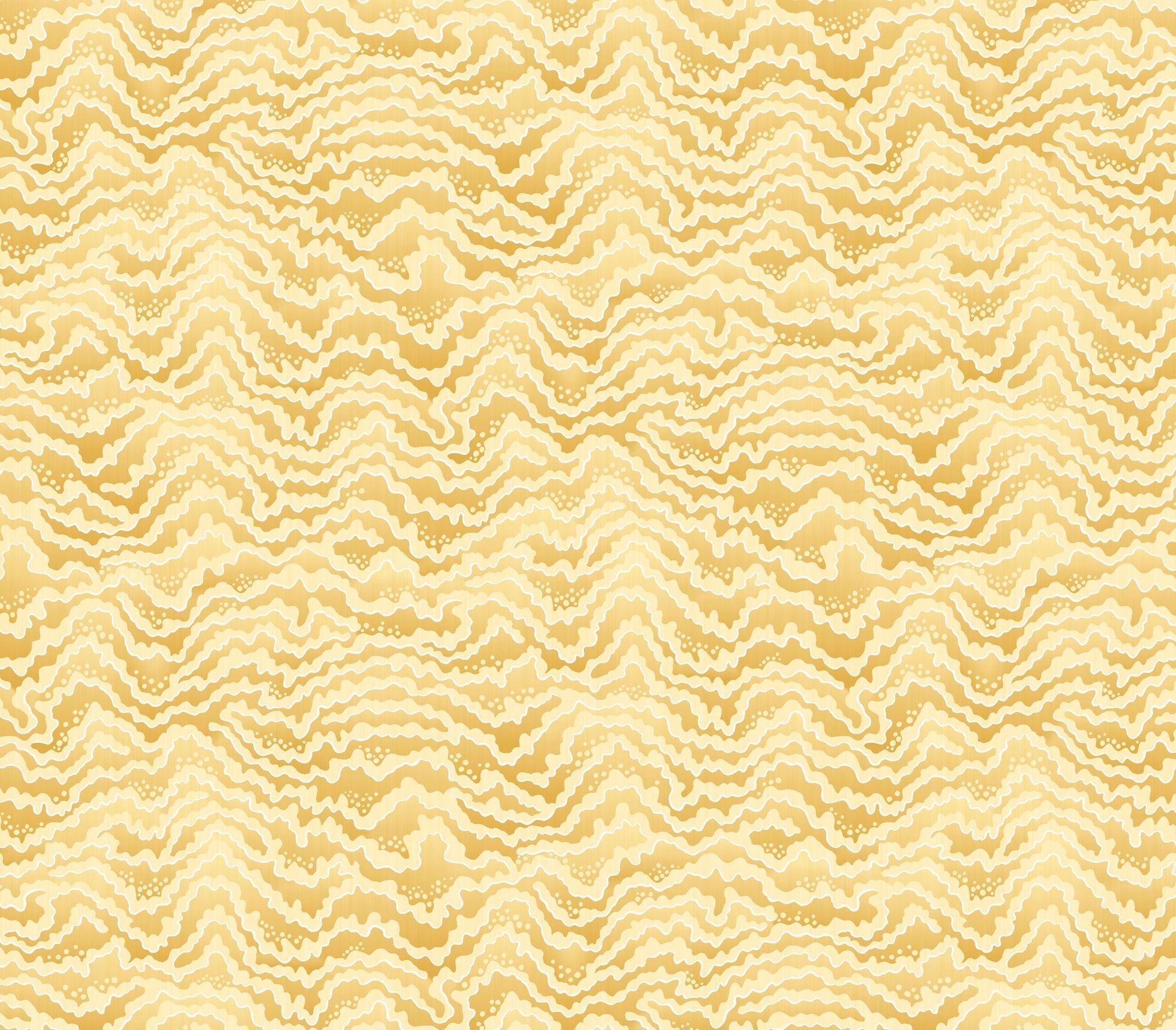 Contour Wallpaper - Mustard - Ohpopsi