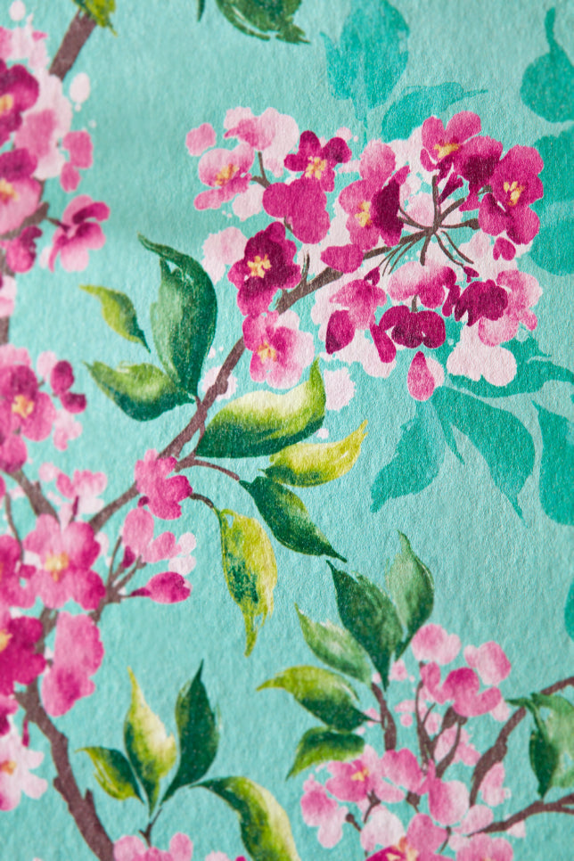 Sakura Wallpaper - Peony & Jade - Ohpopsi