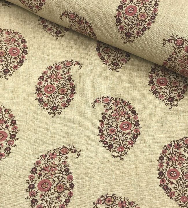 Jessamy Paisley Fabric - Pink