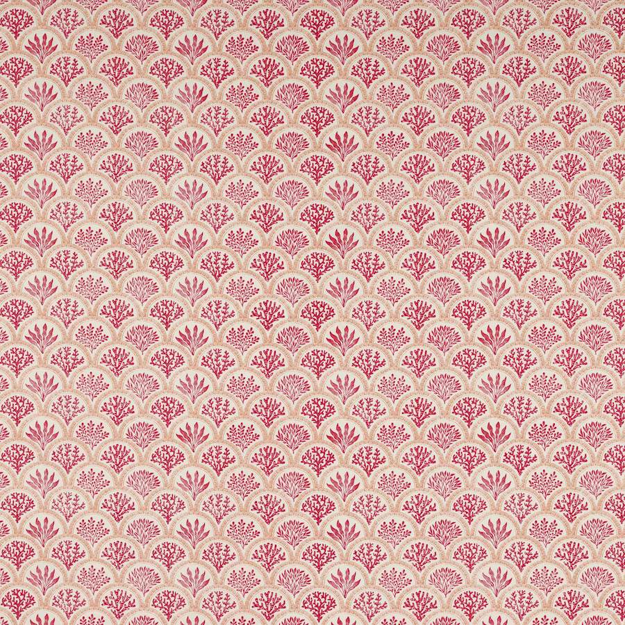 Coralli Fabric - Red - Jane Churchill