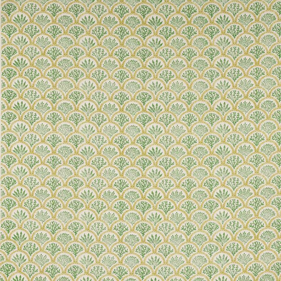 Coralli Fabric - Green - Jane Churchill