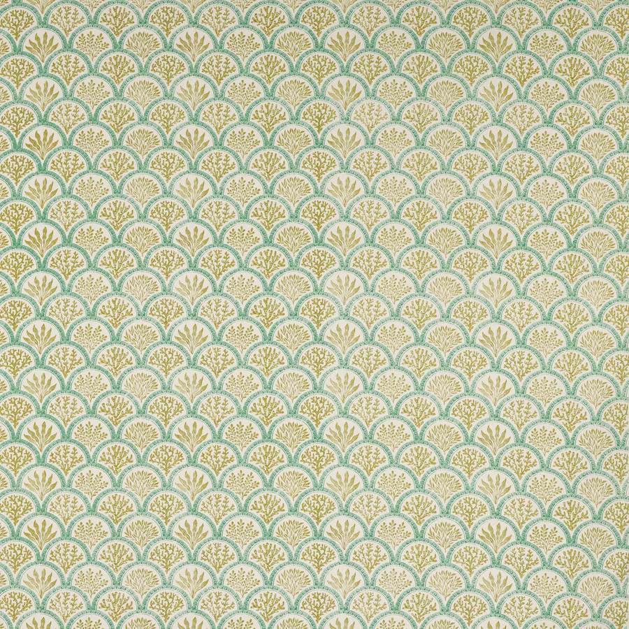 Coralli Fabric - Green - Jane Churchill