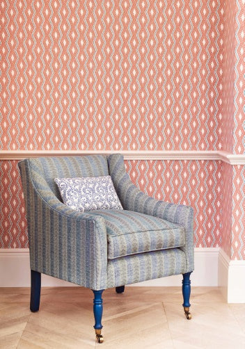 Pemba Wallpaper - Pink - Colefax & Fowler - Jane Churchill