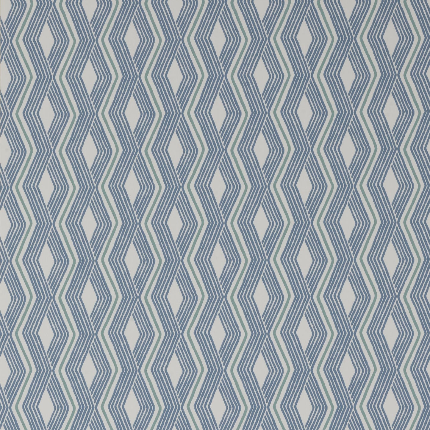 Pemba Wallpaper - Blue - Colefax & Fowler - Jane Churchill