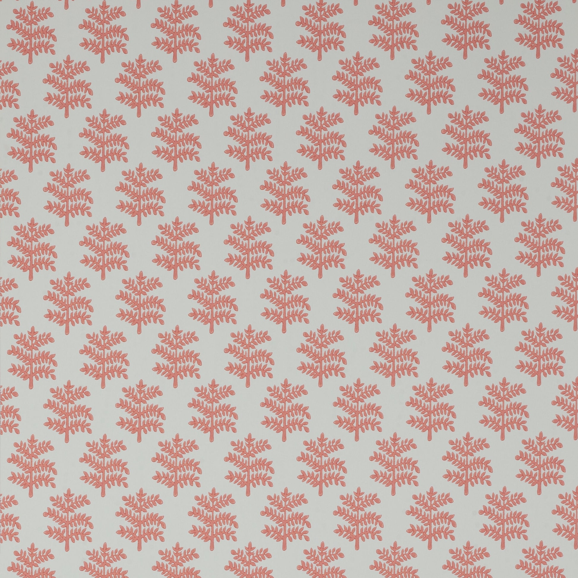 Rowan Wallpaper - Red - Colefax & Fowler - Jane Churchill