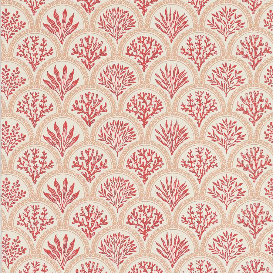 Coralli Wallpaper - Pink - Jane Churchill