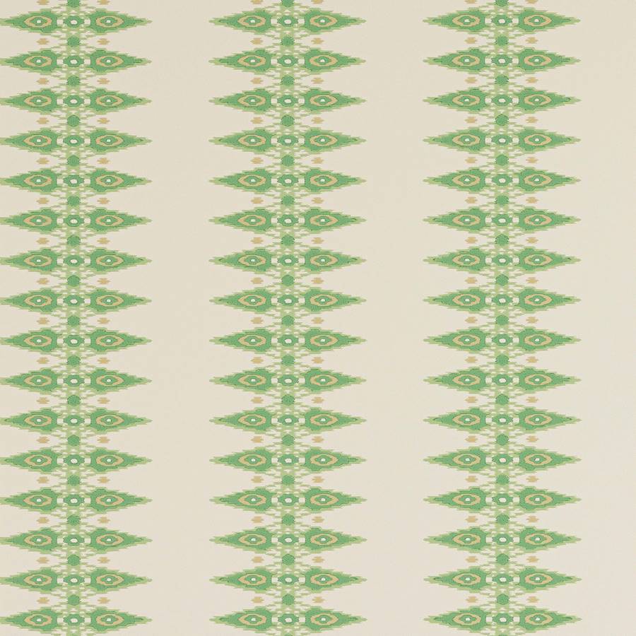 Priya Stripe Wallpaper - Green - Jane Churchill