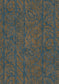 Kashmiri Copper Blue Fabric - Lewis & Wo