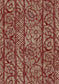 Kashmiri Garnet Gold Fabric - Lewis & Wo