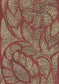 Kashmiri Garnet Gold Fabric - Lewis & Wo