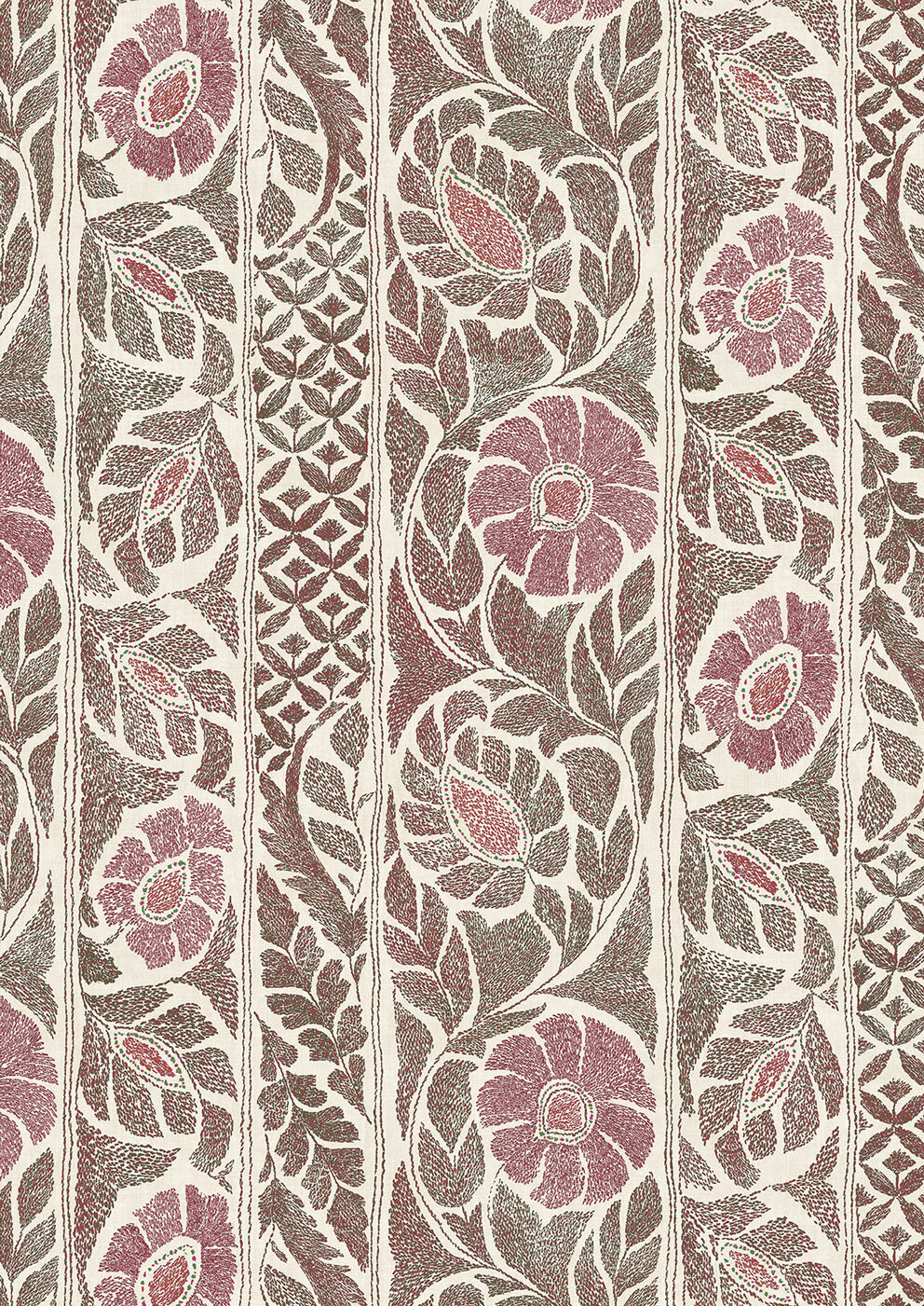 Kashmiri Pot Pourri Fabric - Lewis & Wo