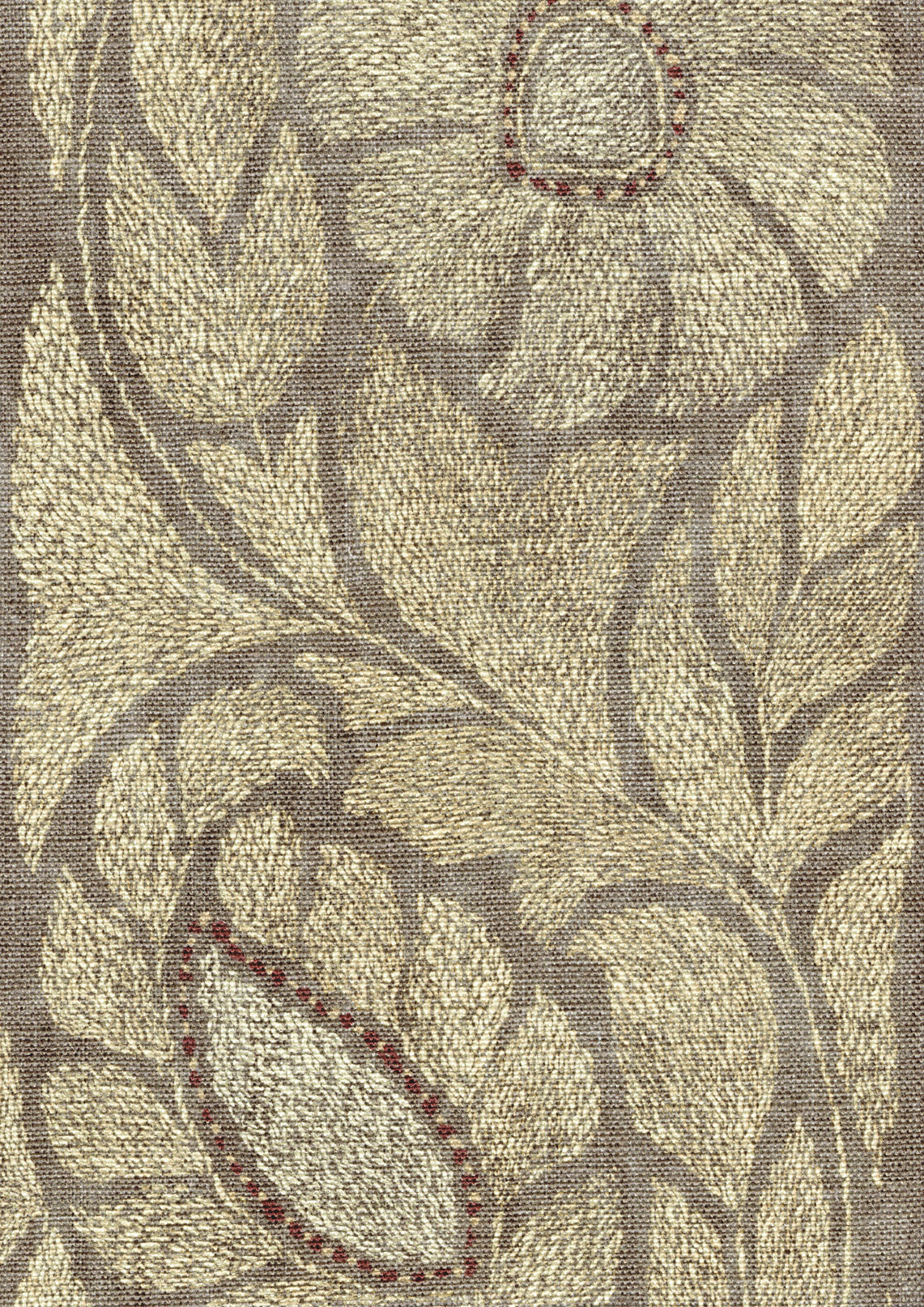 Kashmiri Pumice Gilt Fabric - Lewis & Wo