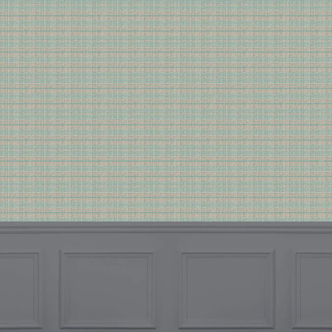 Kelty Duck Egg Wide-Width Room Wallpaper