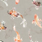 Koi Carp Carp Sand Wide-Width Wallpaper