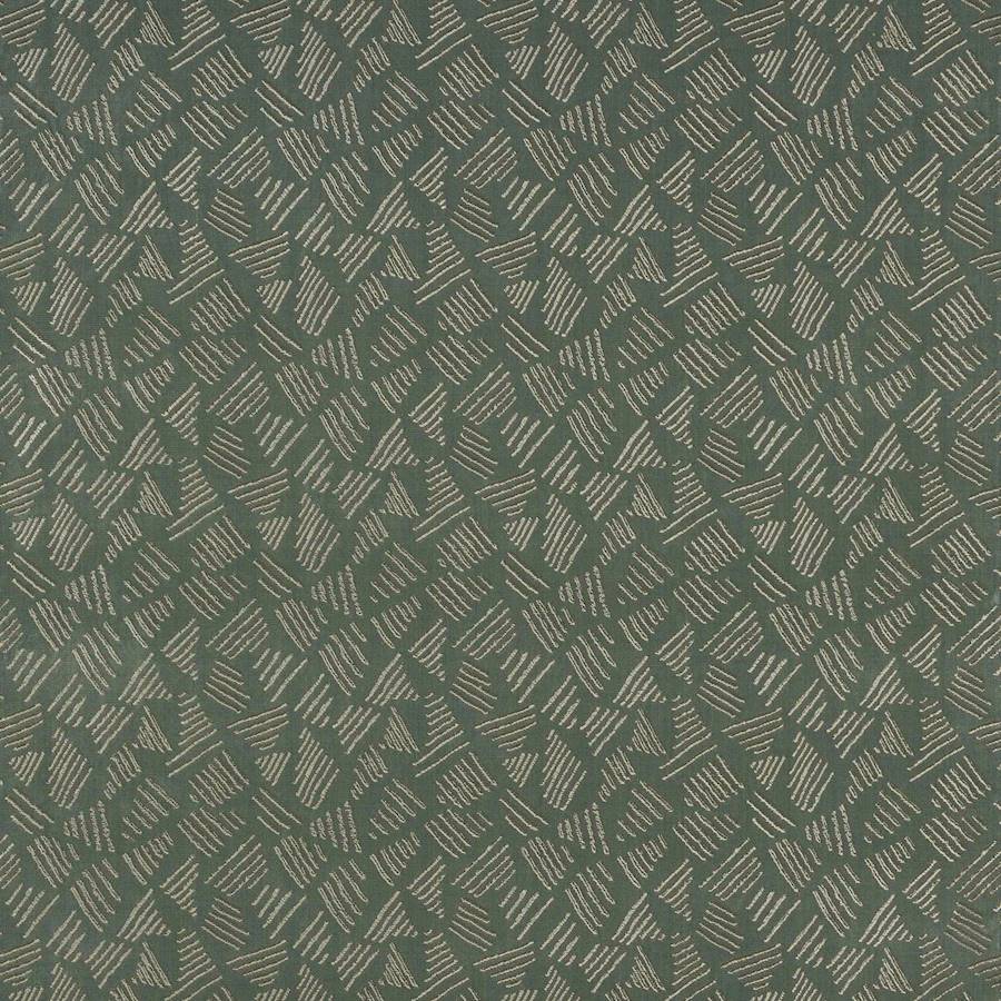 Kuba Fabric - Green - Larsen