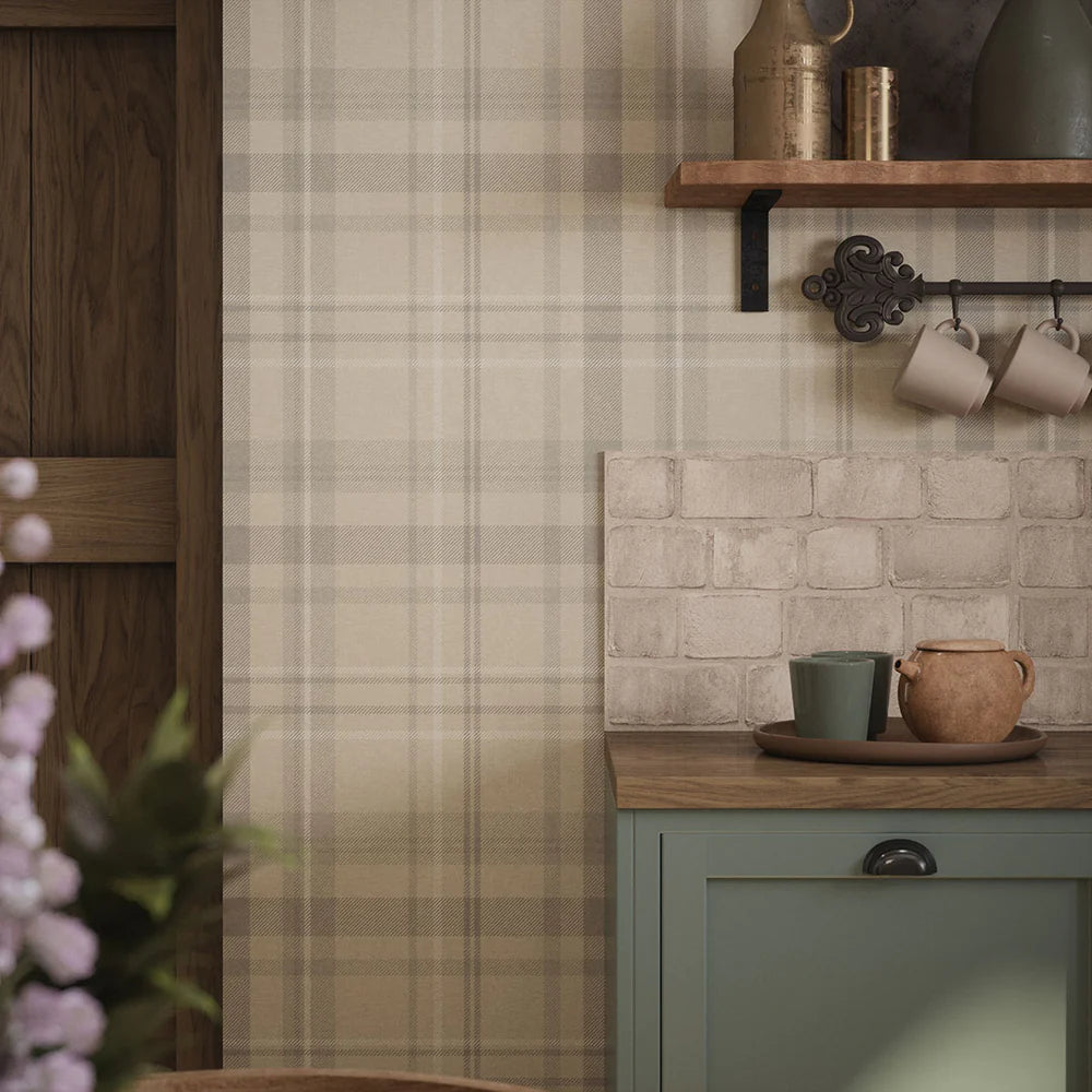 Heritage Plaid Wallpaper – Lionheart Wallpaper