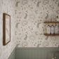 Beaumont Wallpaper in Soft Neutrals on Ecru - Lucie Annabel