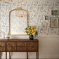 Beaumont Plain Wallpaper in Ecru - Lucie Annabel