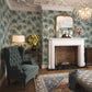 Toile De Jouy Wallpaper in Deep Teal - Lucie Annabel