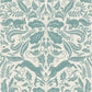 The Secret Squirrel Wallpaper in Teal - Lucie Annabel