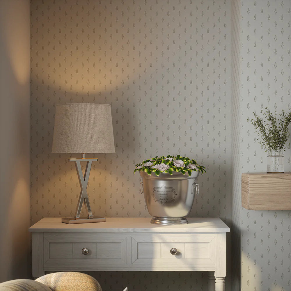 Rowan Wallpaper in Natural - Lucie Annabel