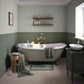 Rowan Wallpaper in Smokey Green on Cream - Lucie Annabel