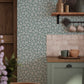 Mighty Oak Wallpaper in Steel Blue - Lucie Annabel