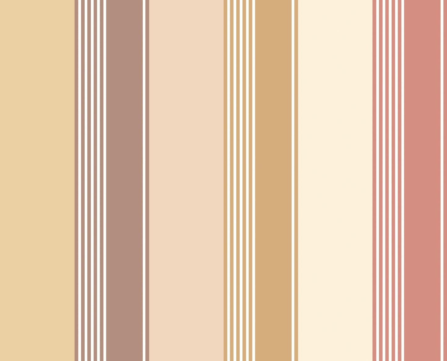Multi Stripe Wallpaper - Amber Mix - Ohpopsi
