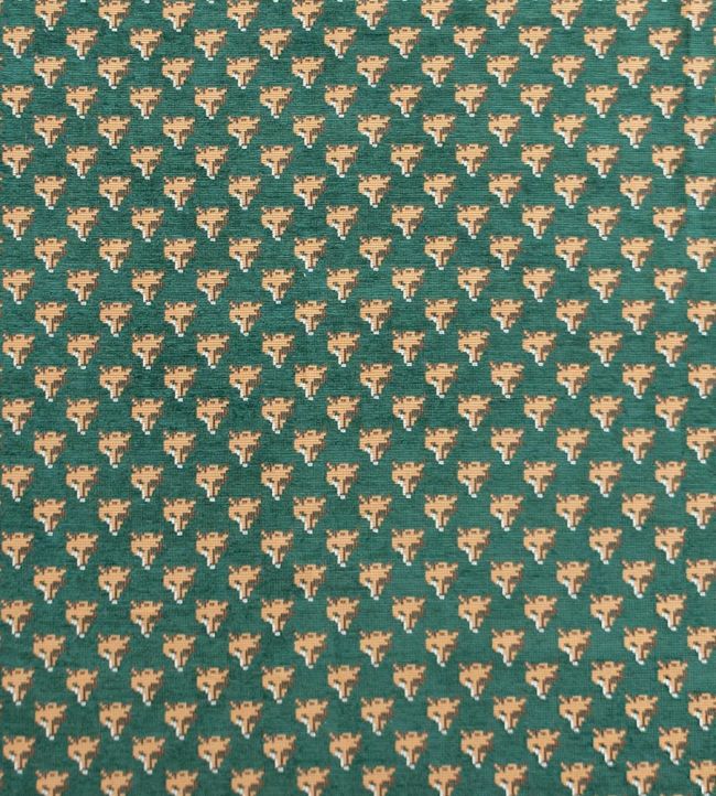 Raposu Fabric - Green - Gaston y Daniela