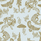 Dipped - Moonlight Wallpaper - Cream / Gold - The Graduate Collection