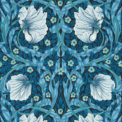 Pimpernel Wallpaper - Blue - Bedford Park