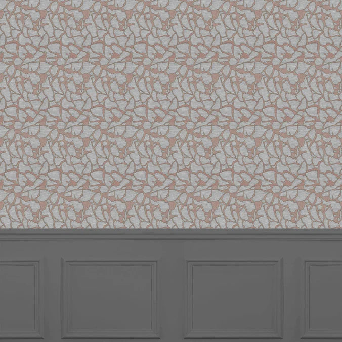 Molten Copper Wide-Width Room Wallpaper