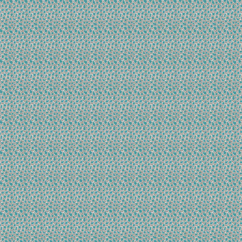 Nada Print Peacock Fabric