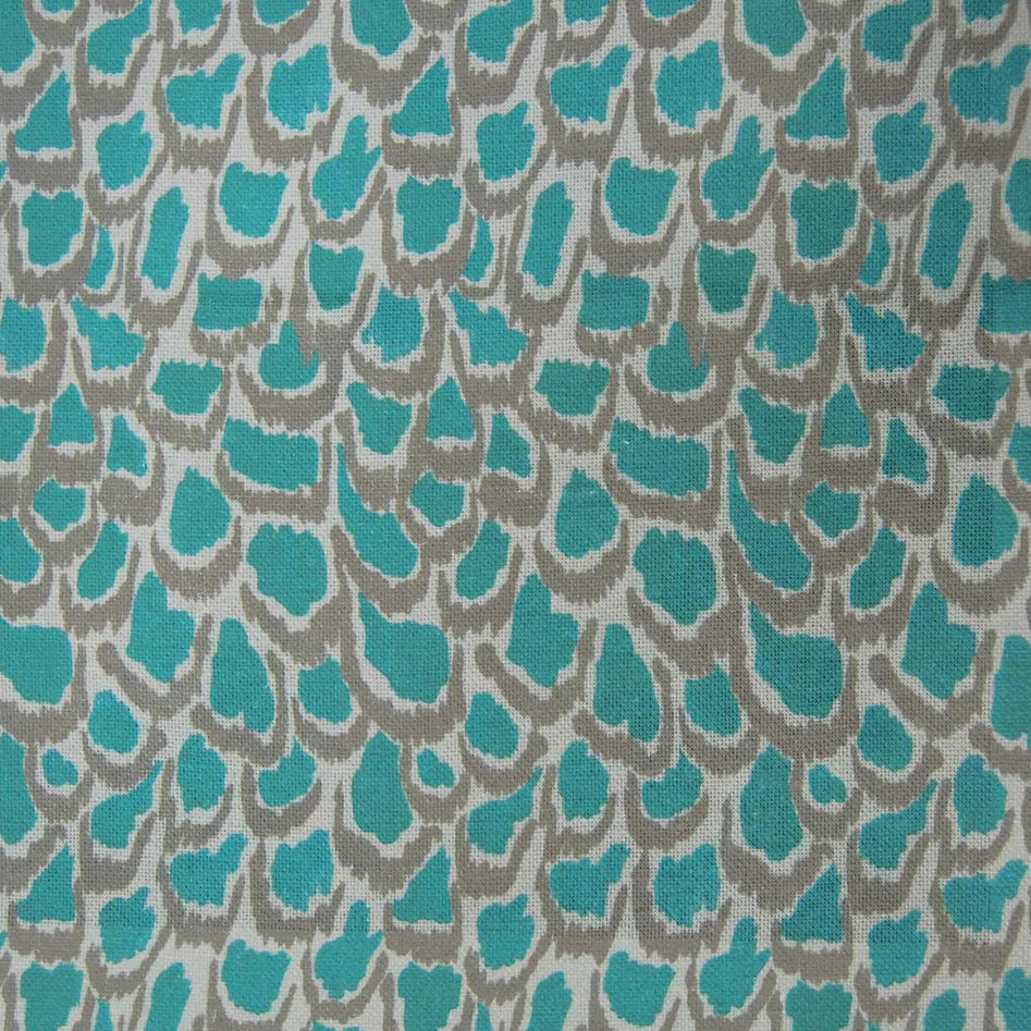 Nada Print Peacock Fabric