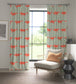 Mr Fox Room Fabric - Sage / Poppy