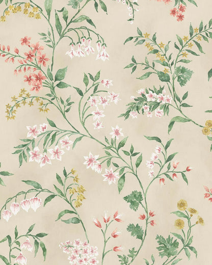Almora Wallpaper - Green - Nina Campbell