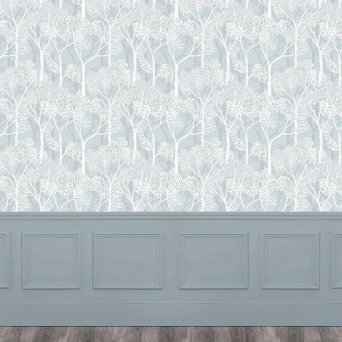 Nippon Damask Opal Wide-Width Room Wallpaper