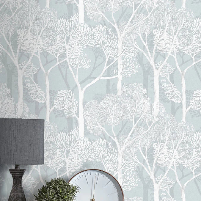 Nippon Damask Opal Wide-Width Room Wallpaper