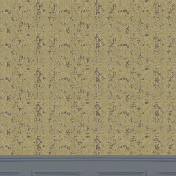 Orta Mustard Wide-Width Room Wallpaper