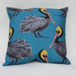 Pelicans Cushion - Harbour Blue - Petronella Hall