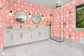 Palmette Coral Wallpaper - Brunschwig & Fils