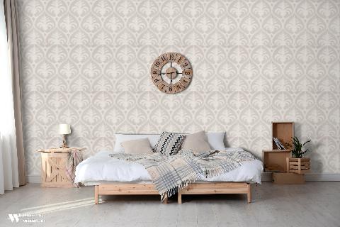 Palmette Linen Wallpaper - Brunschwig & Fils