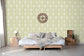 Palmette Green Wallpaper - Brunschwig & Fils