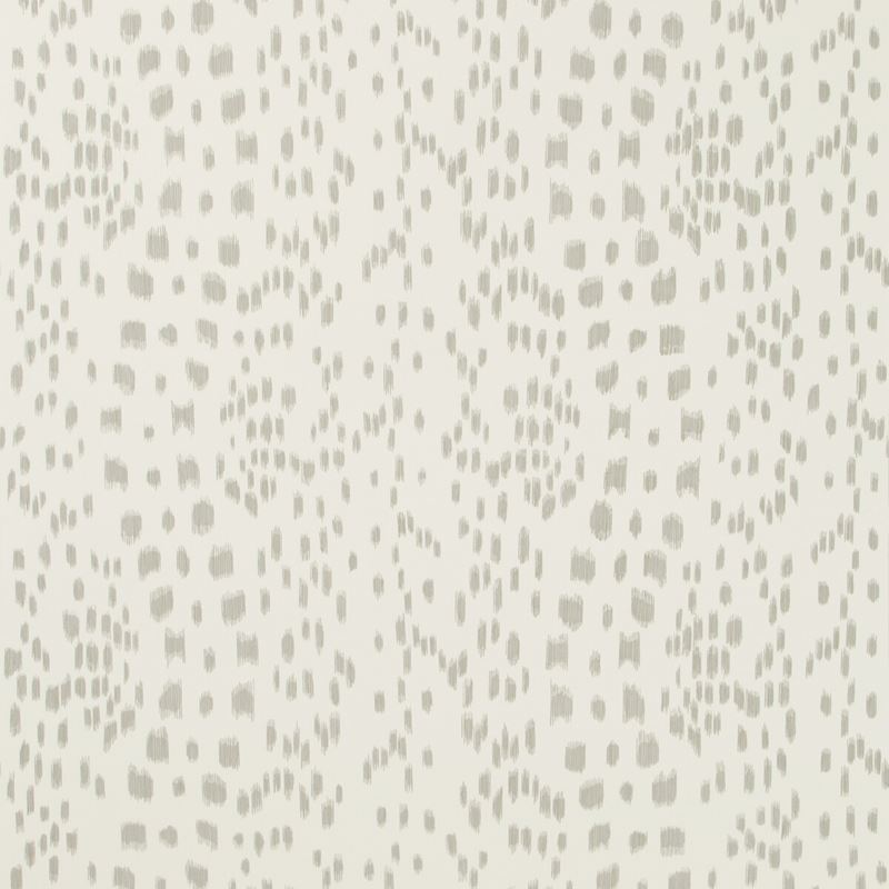 Les Touches Grey Wallpaper - Brunschwig & Fils