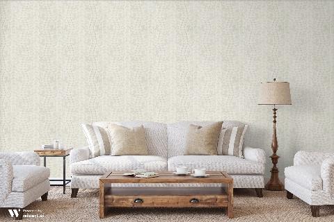 Les Touches Grey Wallpaper - Brunschwig & Fils