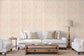 Les Touches Tangerine Wallpaper - Brunschwig & Fils