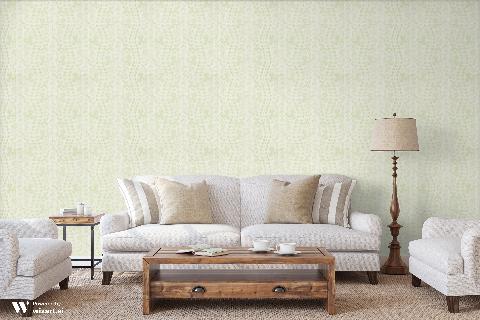 Les Touches Peridot Wallpaper - Brunschwig & Fils